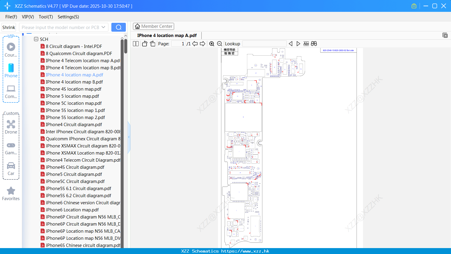 IPhone 4 Location Map A